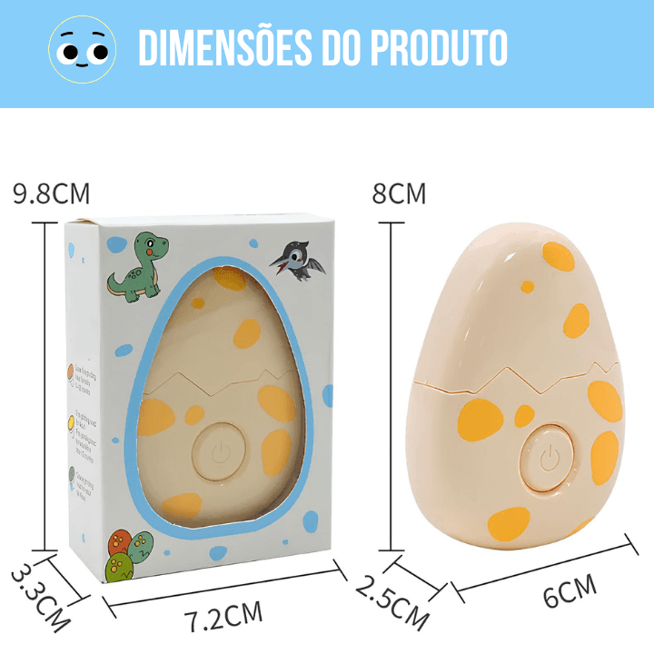 Aparador de unhas infantil elétrico (baby dino) + Brinde Livro (manual para uma rotina saudável para o bebê) - Sorriso Infantil