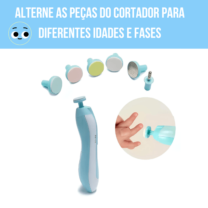 Aparador de unhas Baby + Brinde - Sorriso Infantil